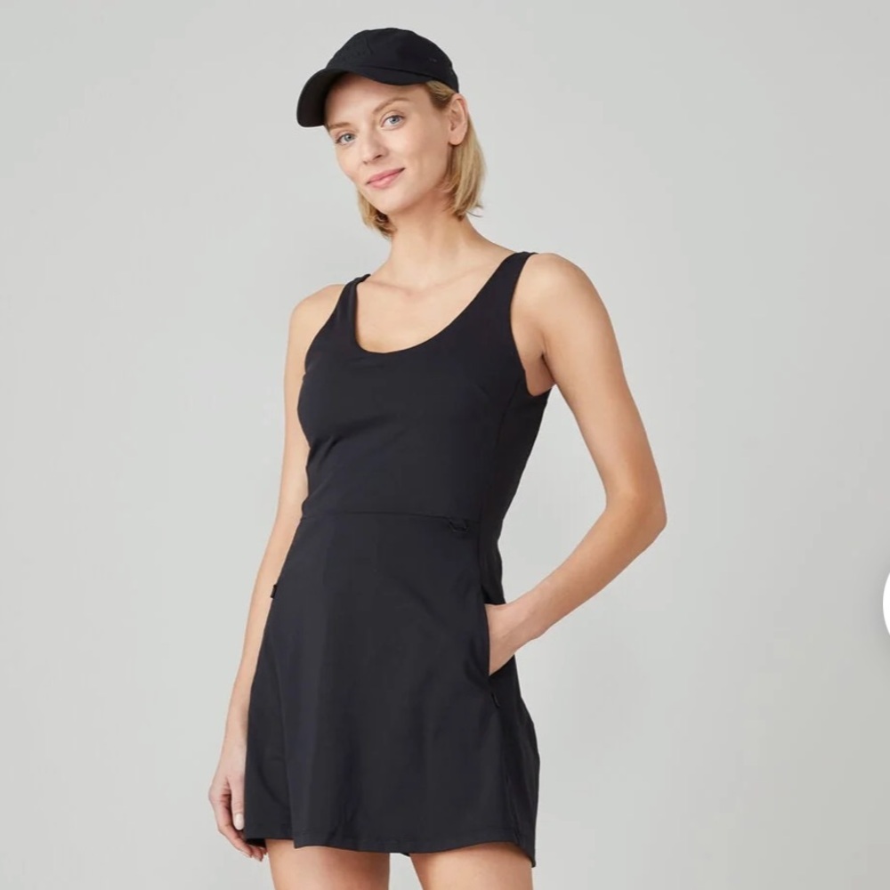 Tilley Black Sleeveless Tank/Skort Dress